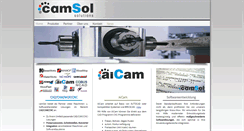 Desktop Screenshot of camsol.de