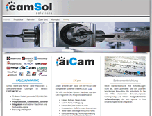 Tablet Screenshot of camsol.de